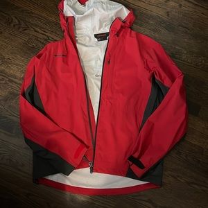 Mens Large Mammut dry tech premium rain jacket